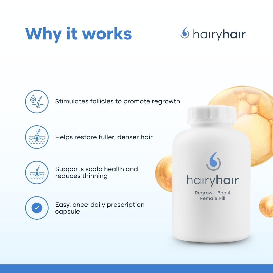 Hairy Hair Regrow + Boost Female Pill-benefits
