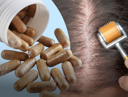 Hair Pills vs Microneedling
